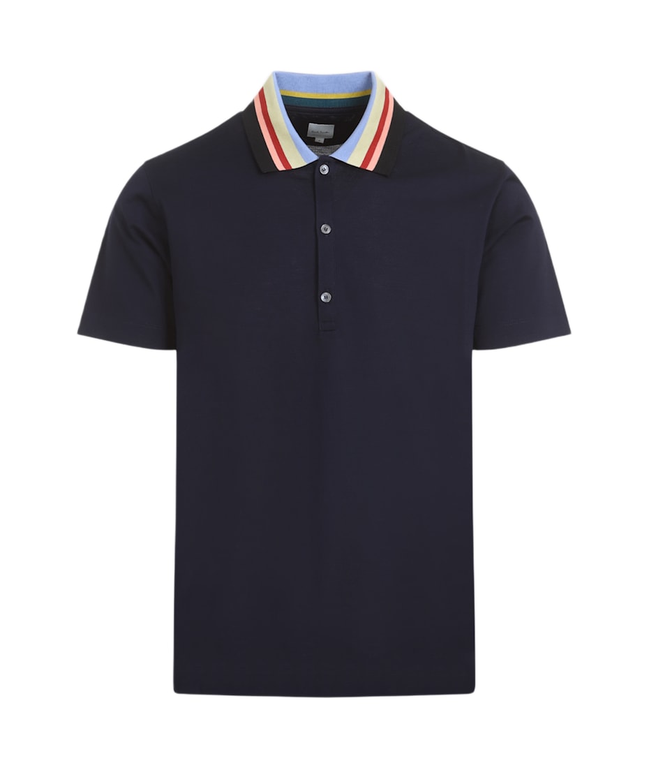 Paul Smith Stripe Collar Polo Shirt | italist