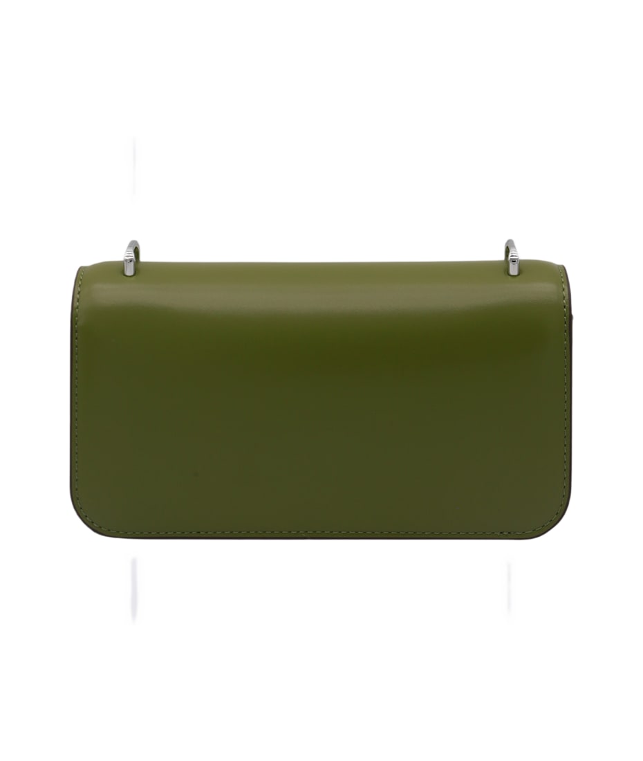 Tory Burch Dark Green Leather Crossbody Bag | italist