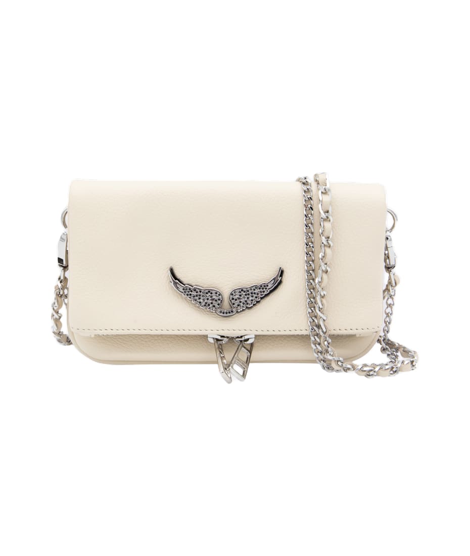 ショルダーバッグ・ポシェット Rock With You Crossbody - Zadig & Voltaire - Leather - White Rock With You Ecru Leather Bag Women | Zadig&Voltaire