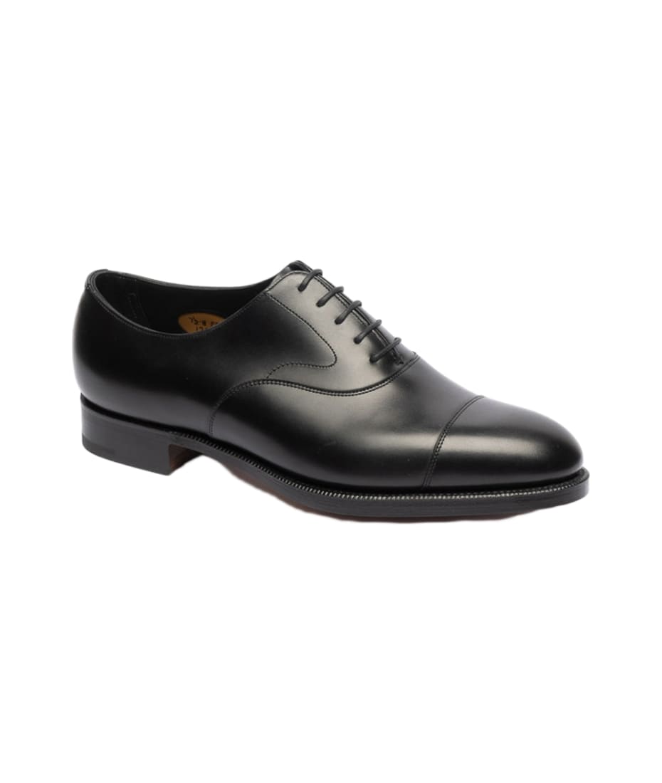 Edward Green Chelsea Black Calf Oxford Shoe | italist, ALWAYS LIKE