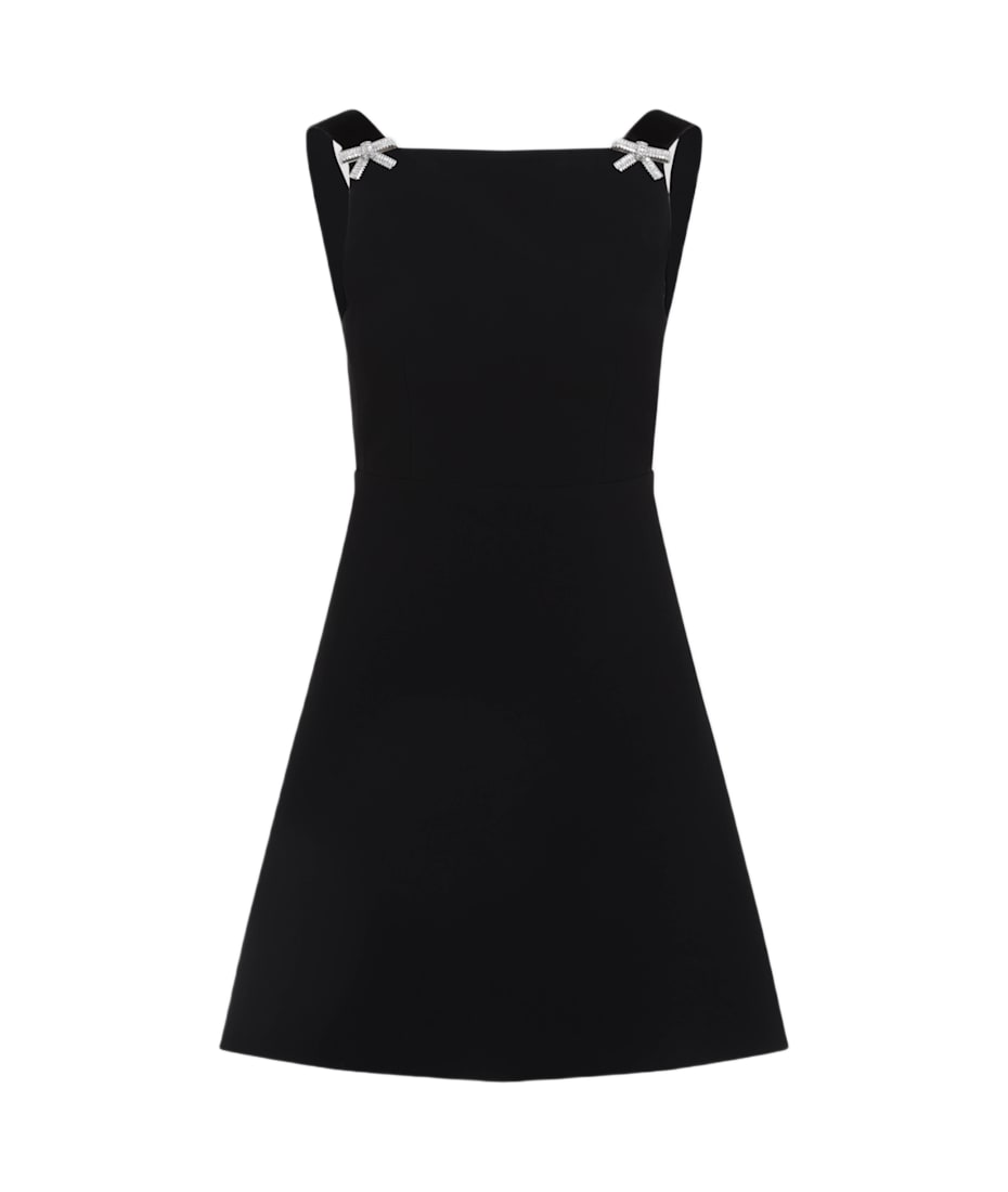 prada mini black dress Prada // Black & Silver Studded Mini Dress – VSP Consignment main image 1