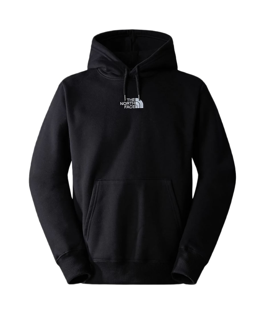 Men s Heavyweight Hoodie Black cotton hoodie with logo embroidery Mens heavyweight hoodie