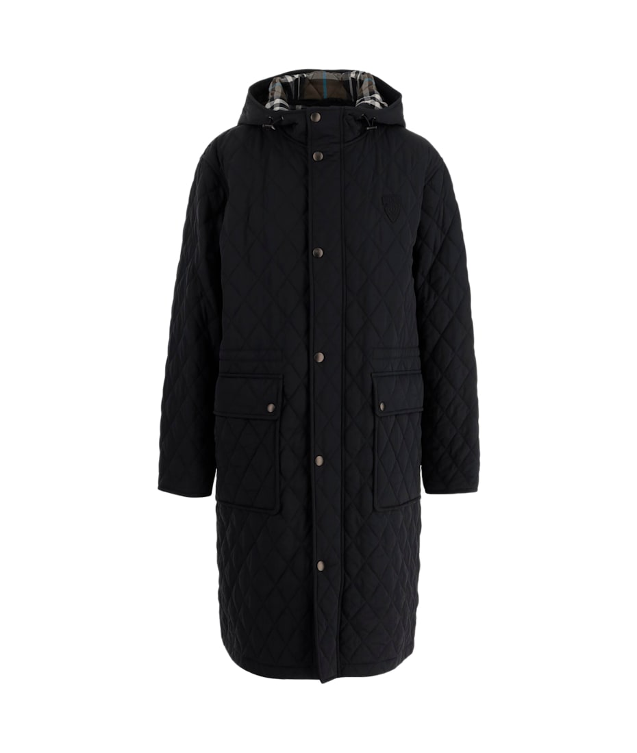 【BURBERRY】Quilted Nylon Parka Quilted Nylon Parka in Black - Women | Burberry® Official