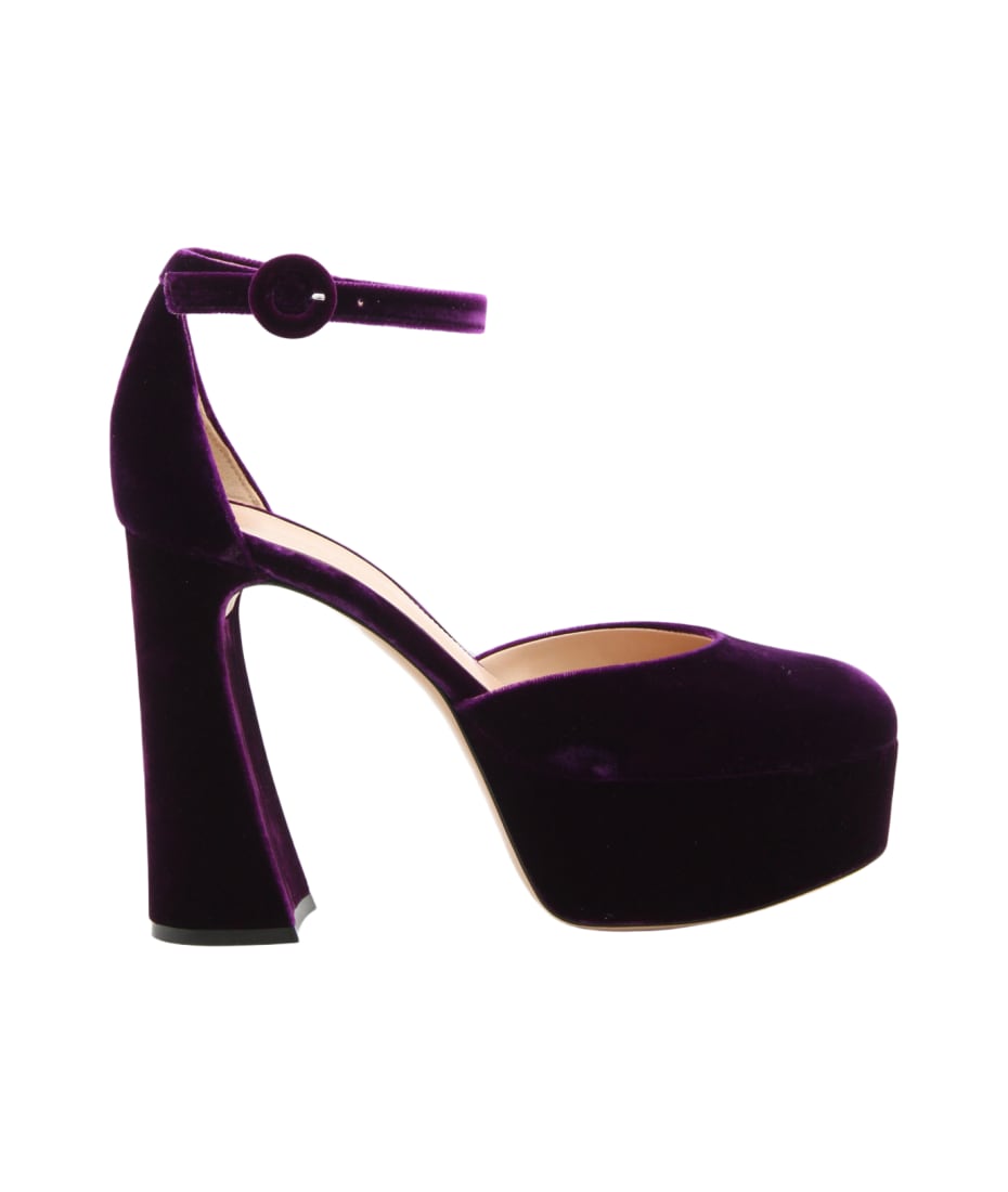 Gianvito rossi purple pumps cheap