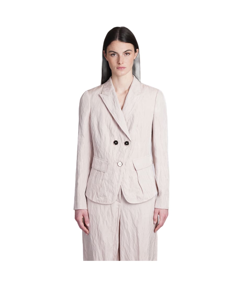 Giorgio Armani Double breast Patched Pocket Blazer italist ALWAYS LIKE A SALE