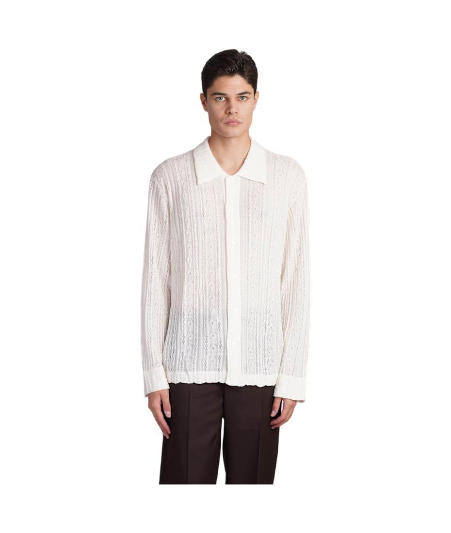 トップス Sefr RIKU SHIRT FINE CREAM MERINO Sefr (セファ) RIKU SHIRT FINE CREAM (SF-24FW-027)