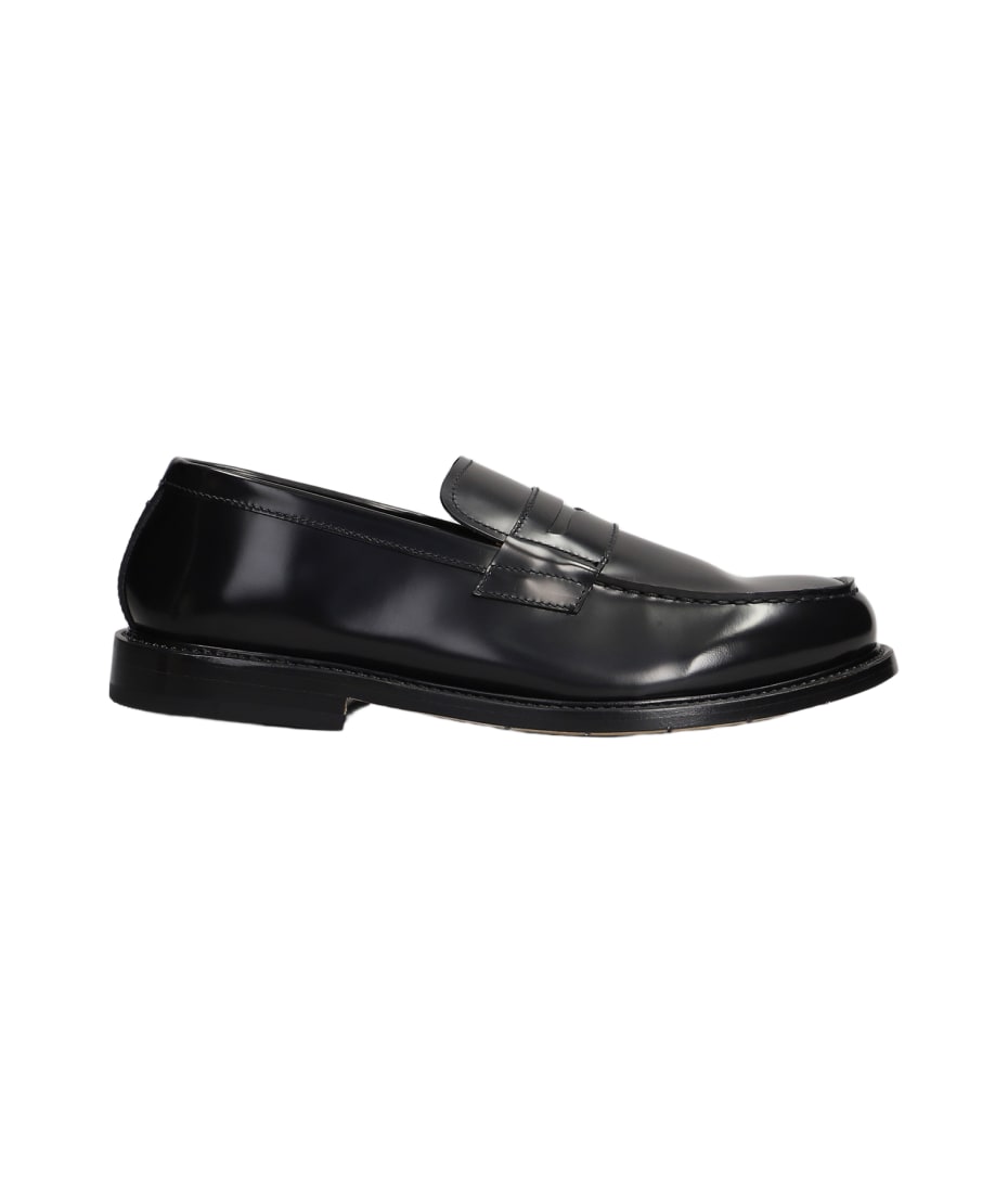 Premiata Loafers In Black Leather | italist