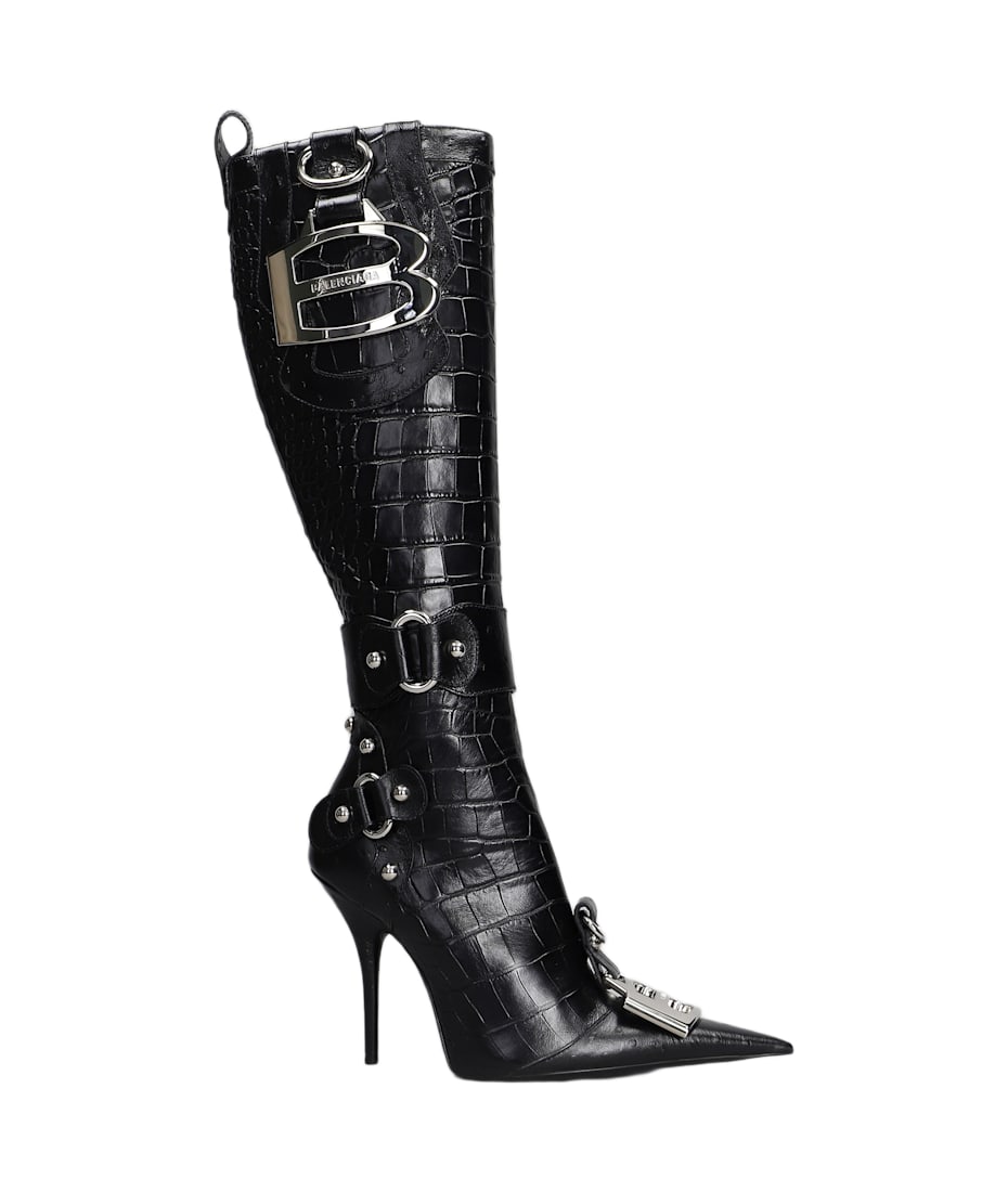 Balenciaga Essex Boot 110 High Heels Boots In Black Leather italist ALWAYS LIKE A SALE