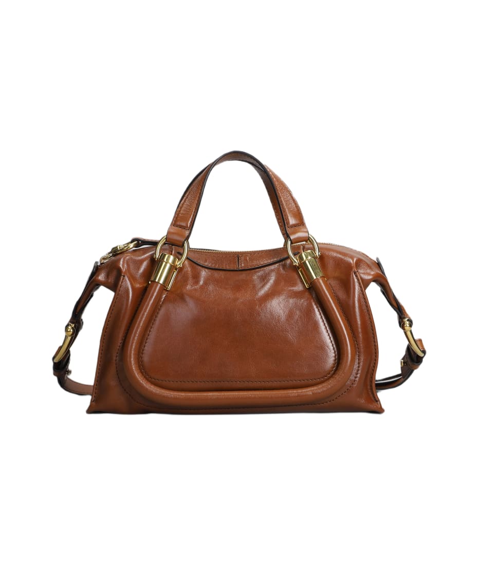 Chloé Paraty 24 Shoulder Bag In Brown Leather | italist