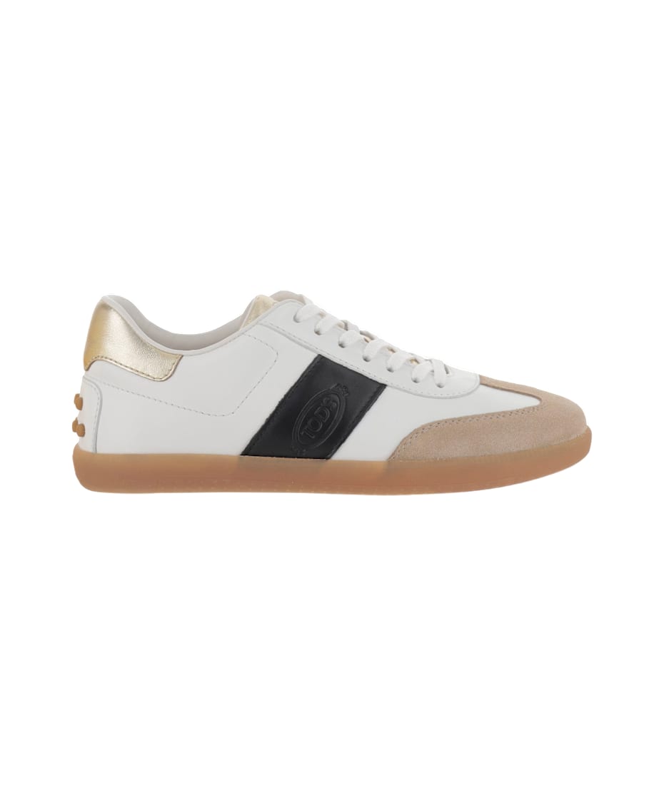 スニーカー Tod's Leather Tabs Sneakers Woman PINK Tod's Tabs Sneakers in Leather