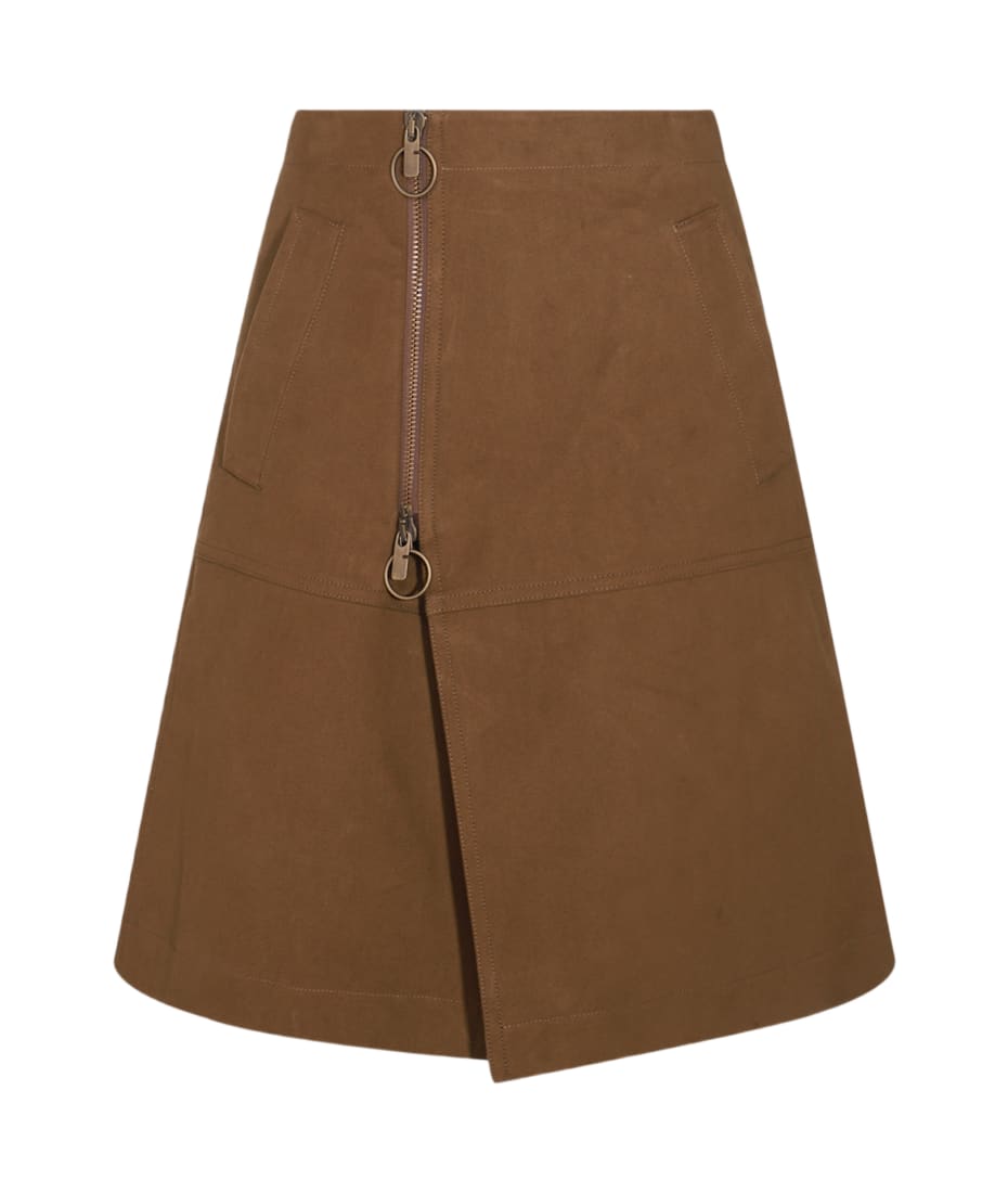 ワンピース BURBERRY Women Mid Skirts 8095080 BROWN Burberry Outlet: Dress woman - Beige | Burberry dress