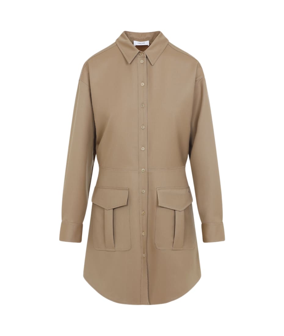 Celine Wool Mini Dress | italist Celine Wool Mini Dress | italist