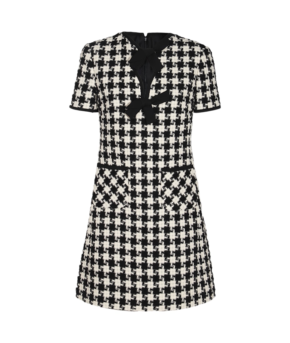 【送料&関税込】Valentino White And Black Mini Dress Valentino White And Black Mini Dress | italist