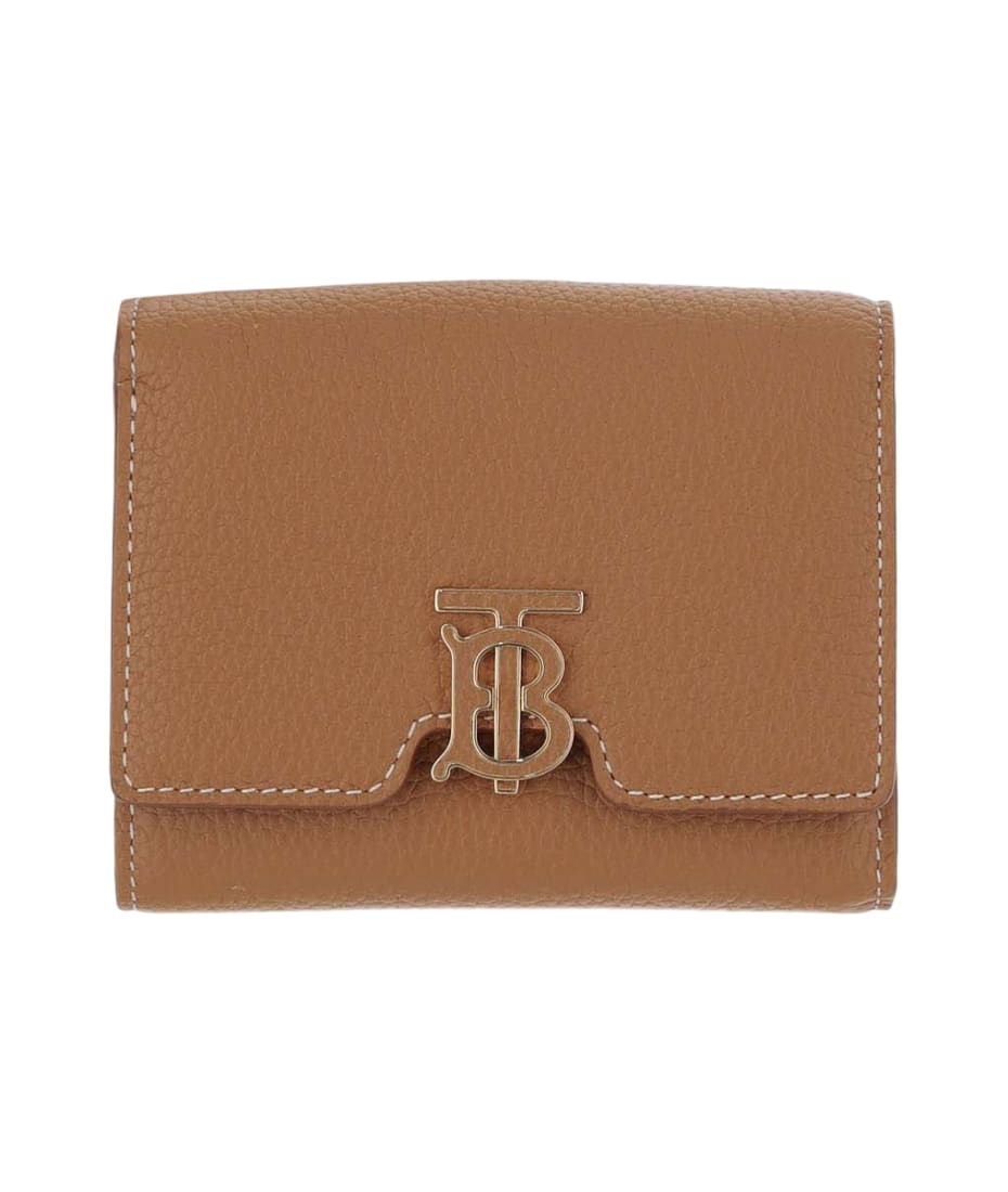 Compact Tb Wallet In Leather