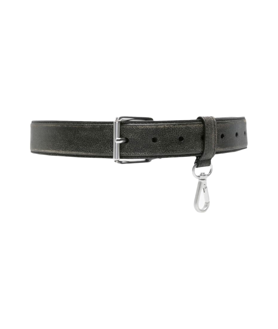 ベルト MM6 MAISON MARGIELA Black Leather Belt MM6 Maison Margiela Mm6 Maison Margiela Black Leather Belts