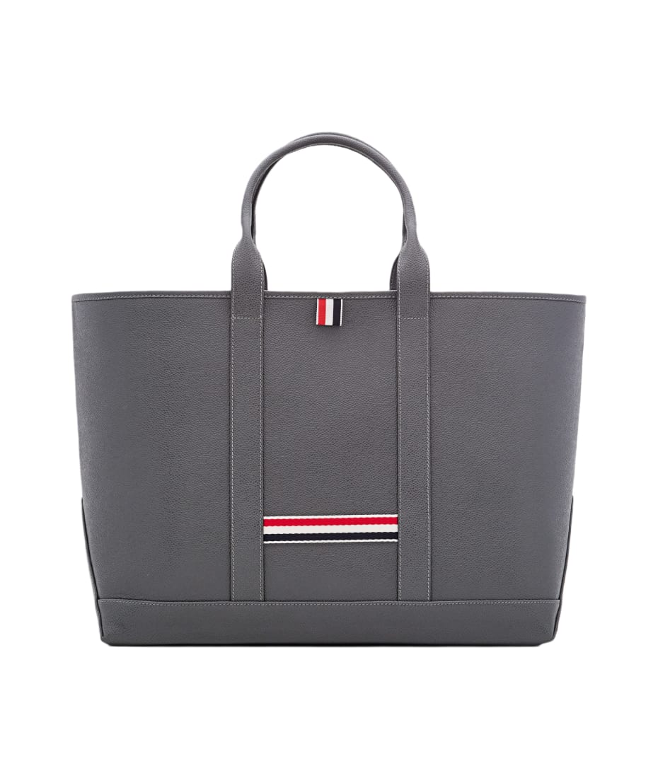 トートバッグ THOM BROWNE 'Medium Tool Tote' shopping bag Thom Browne Medium Tool Tote In White | Editorialist