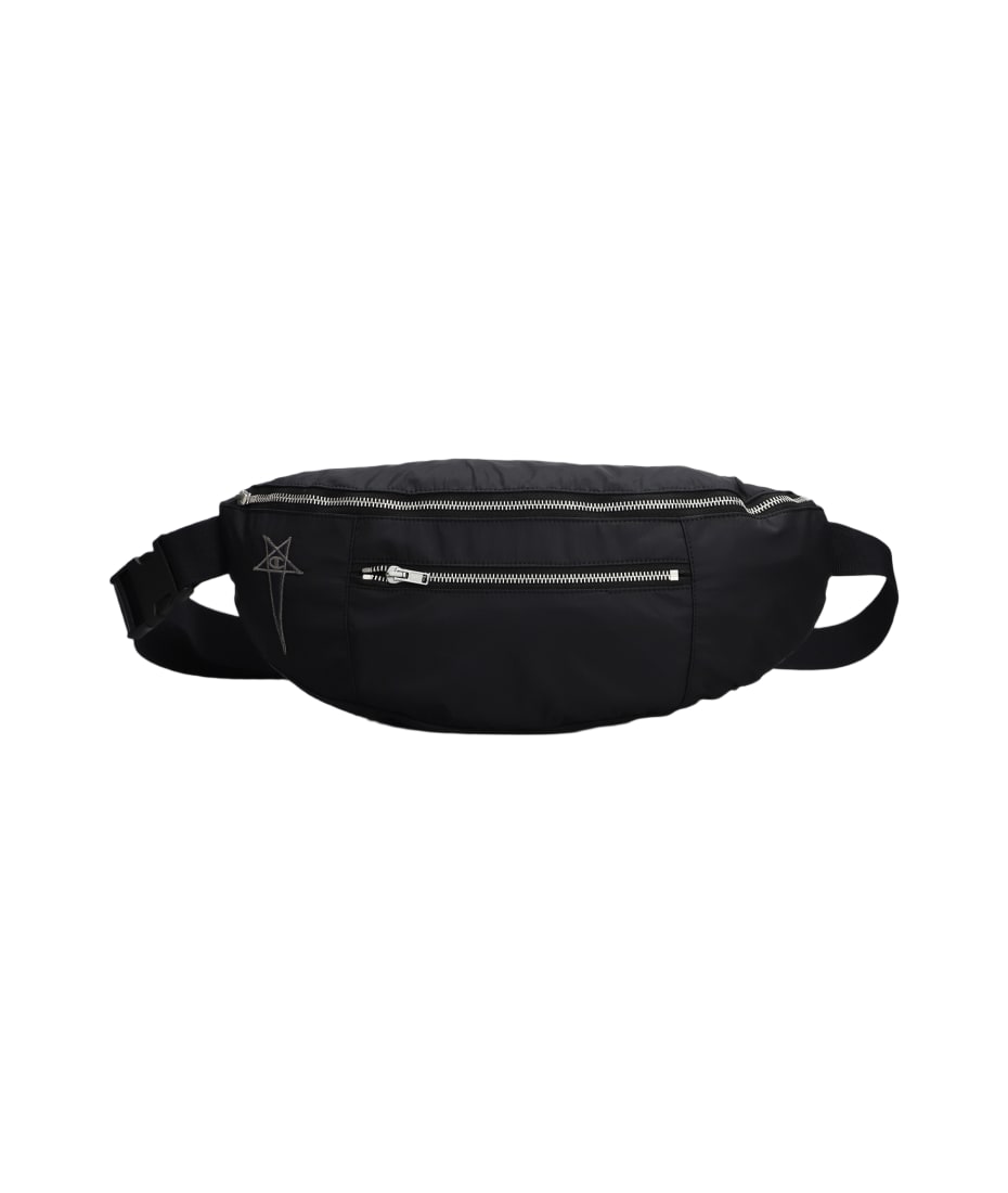 Rick Owens x Champion Bumbag Waist Bag In Black Polyamide