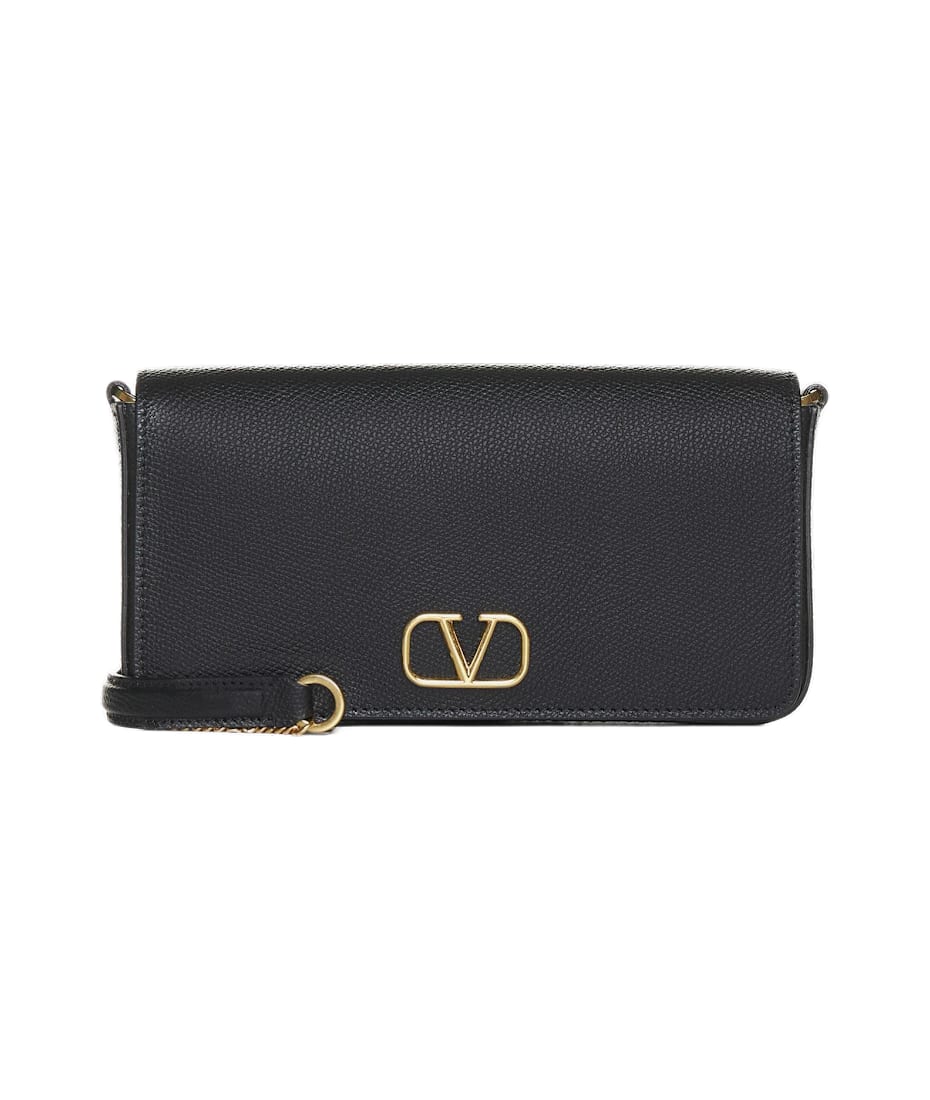Valentino Garavani Vlogo Pouch Leather Bag | italist, ALWAYS