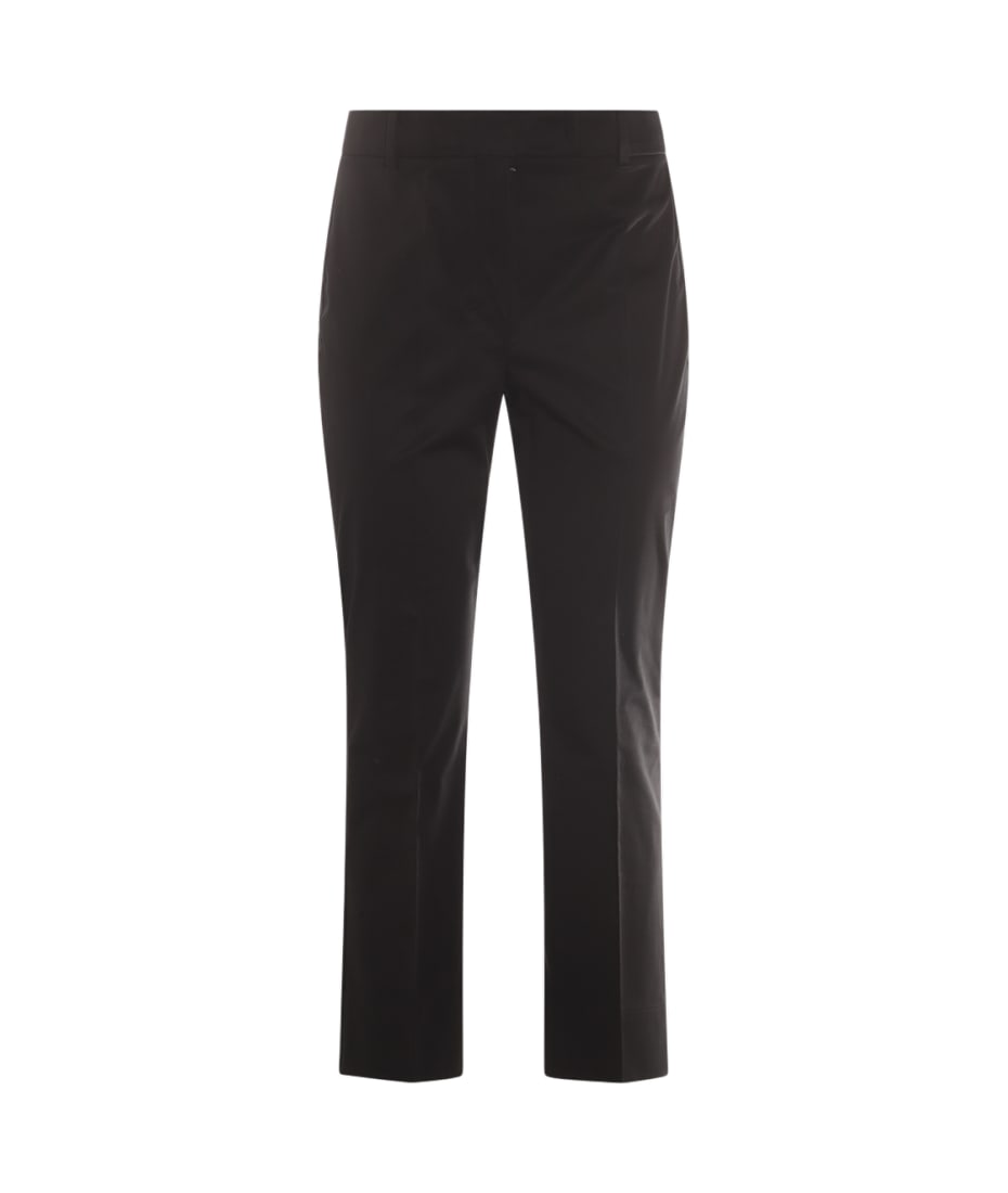 【送料&関税込】'S Max Mara Black Cotton Felice Pants S Max Mara Black Cotton Felice Pants | italist