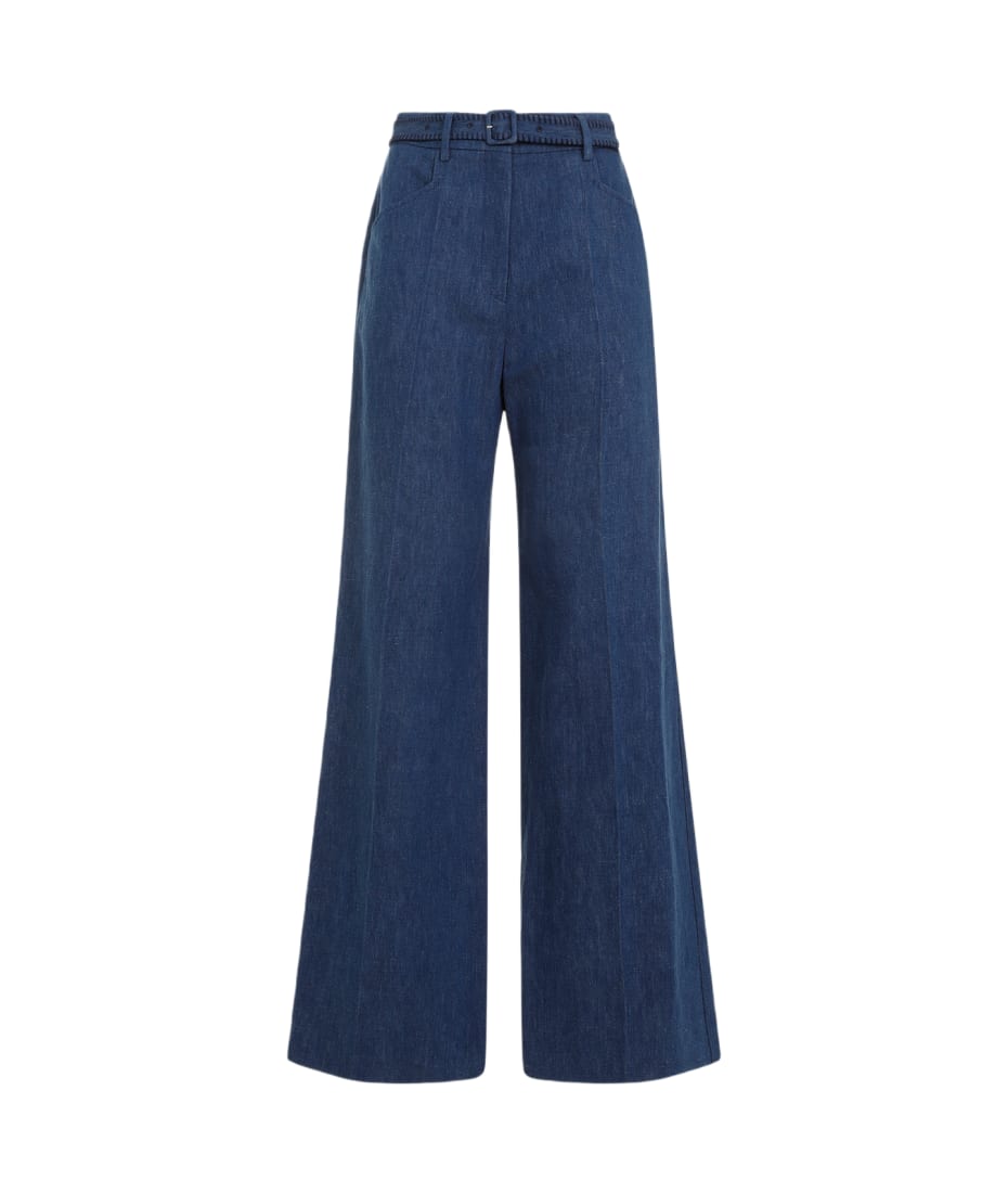パンツ GABRIELA HEARST Gabriela Hearst Norman Pants GABRIELA HEARST Norman belted wool straight-leg pants | NET