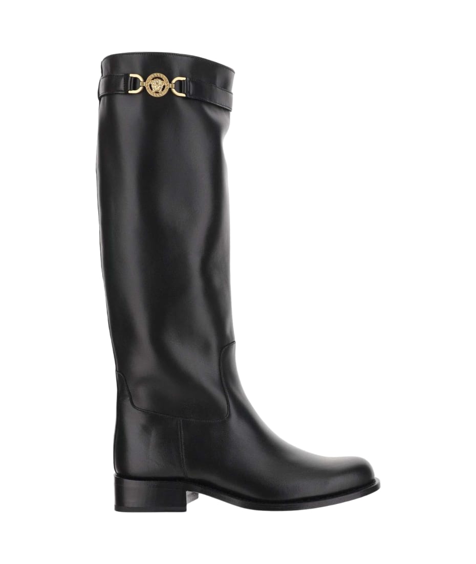 Versace Medusa 95 Leather Boots italist