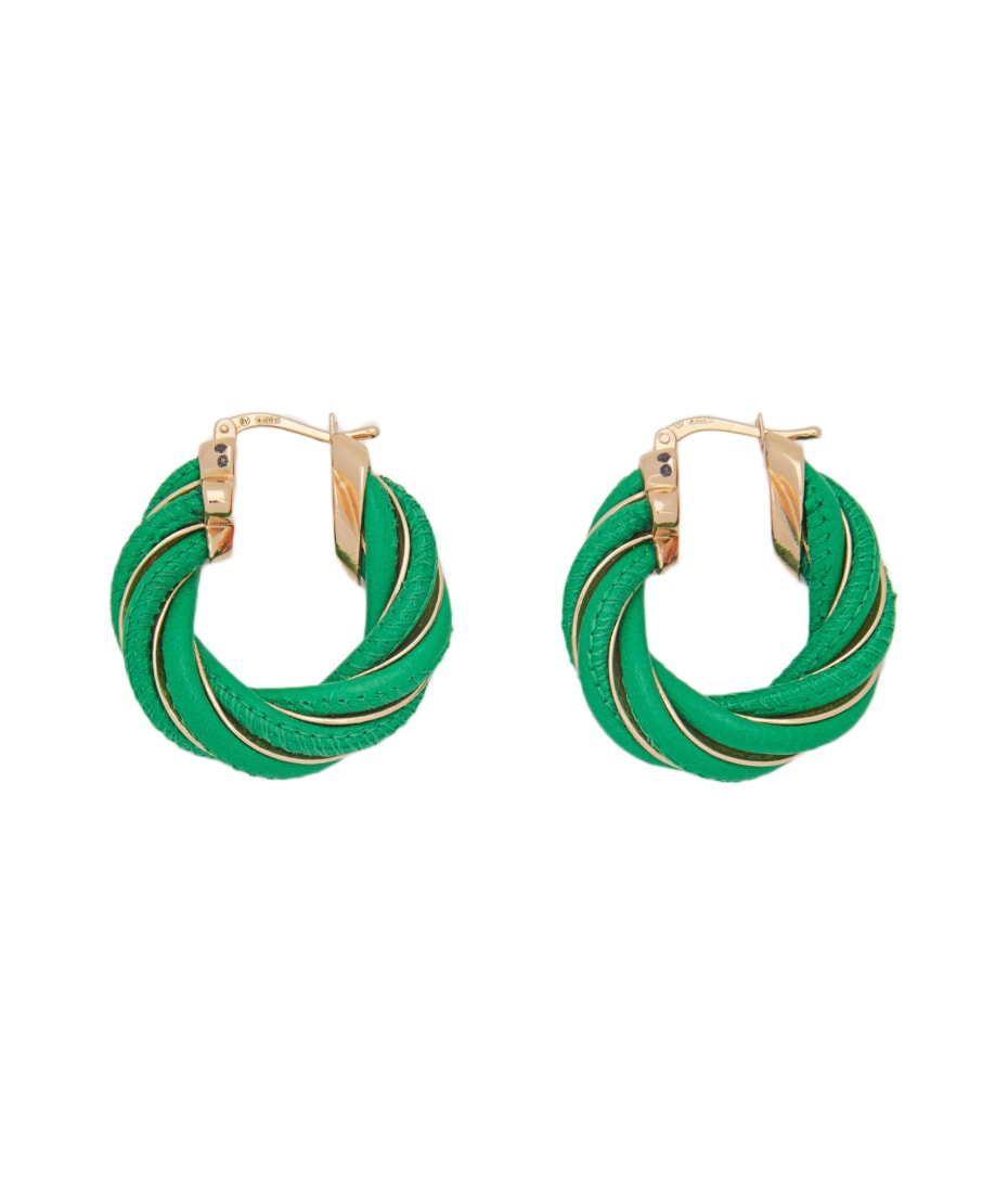 Bottega Veneta Twist Hoop Earrings | italist