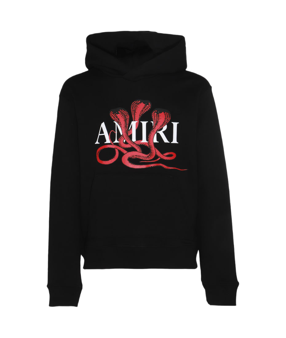 【送料&関税込】AMIRI Black Cotton Sweatshirt AMIRI Black Cotton Sweatshirt | italist