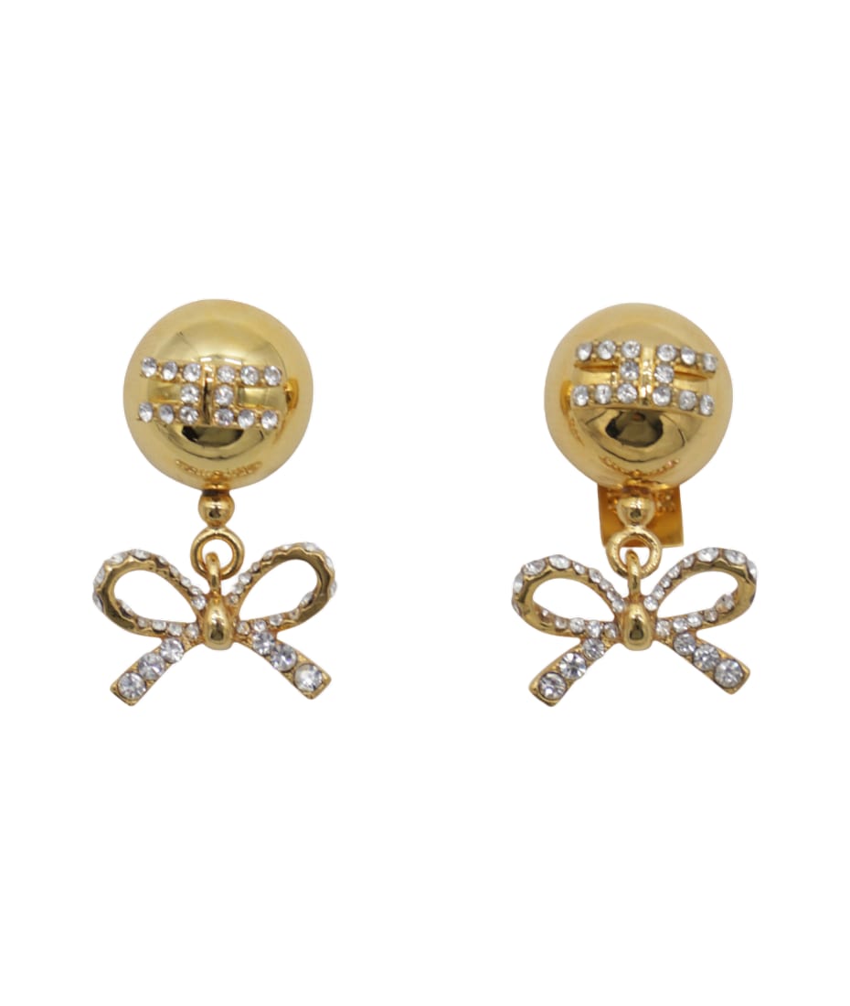 ピアス ELISABETTA FRANCHI Elisabetta Franchi Bijoux Golden Elisabetta Franchi クリスタル ピアス | ゴールドトーン