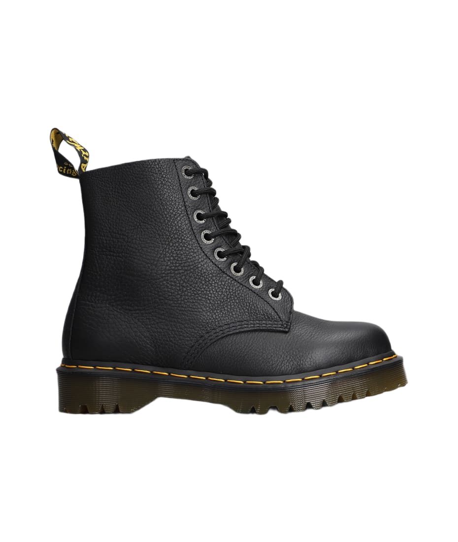 Dr. Martens 1460 Pascal Combat Boots In Black Leather italist