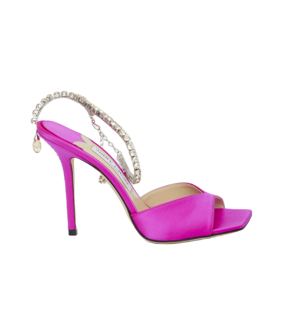Jimmy Choo Saeda 100 Sandals | italist Jimmy Choo Saeda 100 Sandals | italist