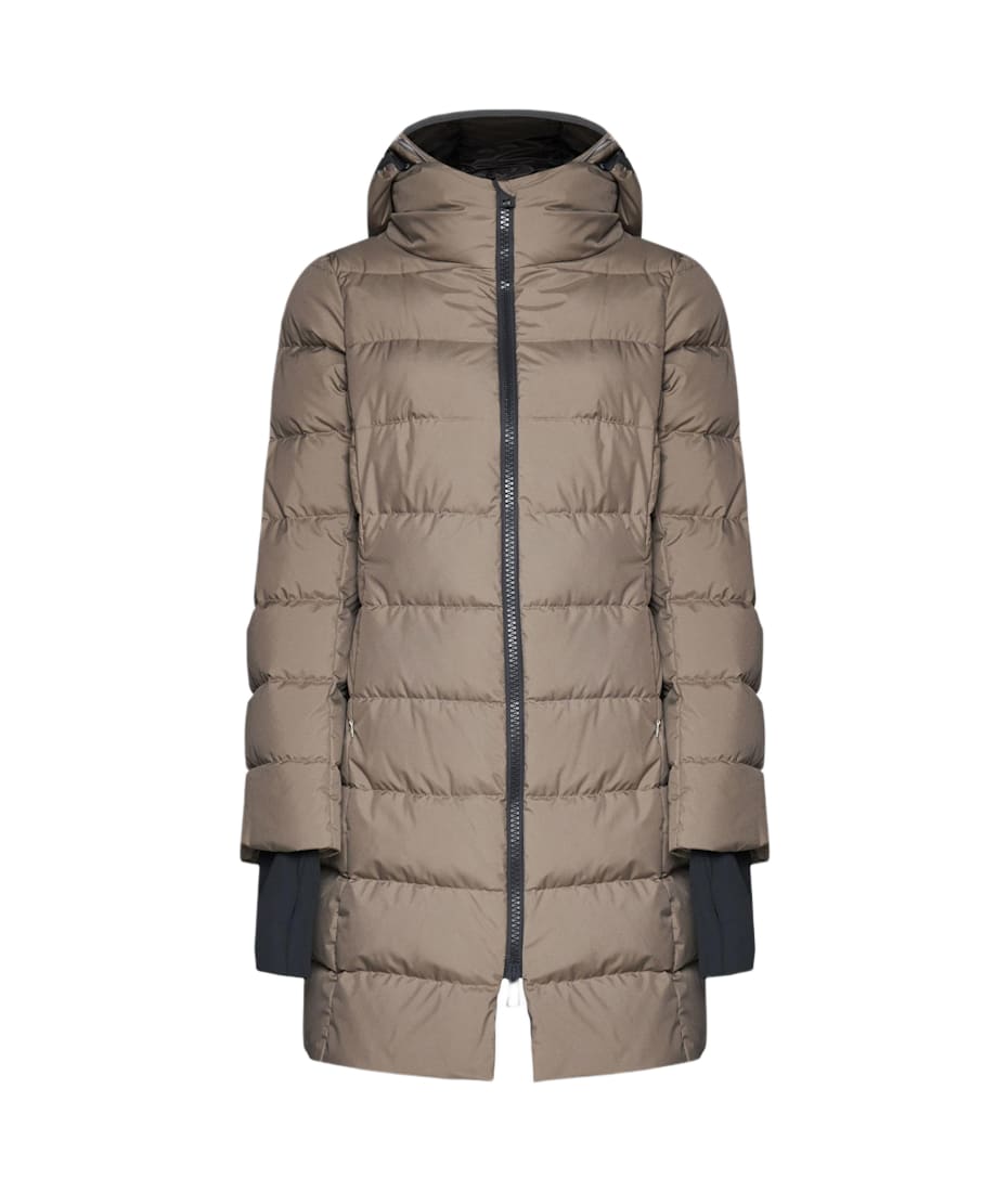 Herno Hooded Quilted Nylon Down Parka Jacket | italist
