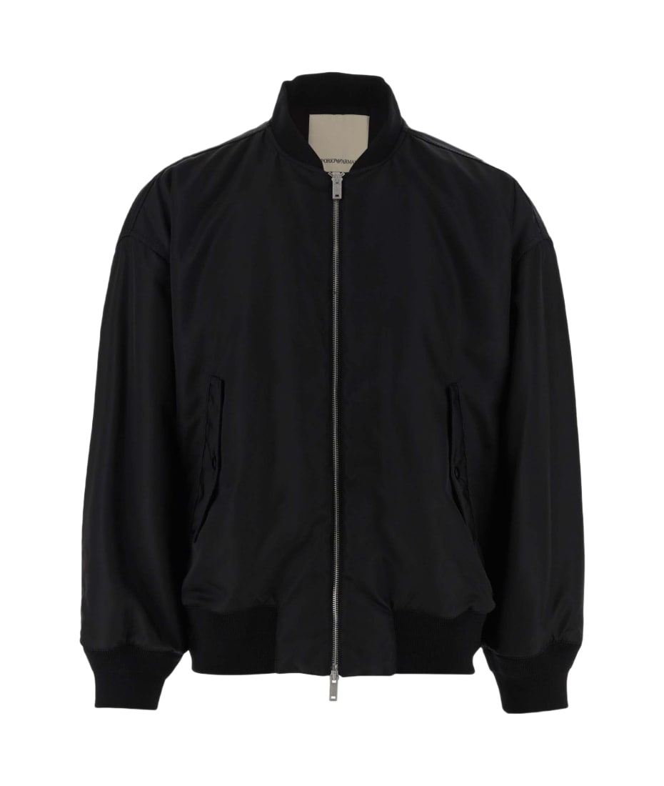 海外通販サイト ブランド Emporio Armani italist | Zipper With Jacket Bomber Nylon ジャケット・アウター