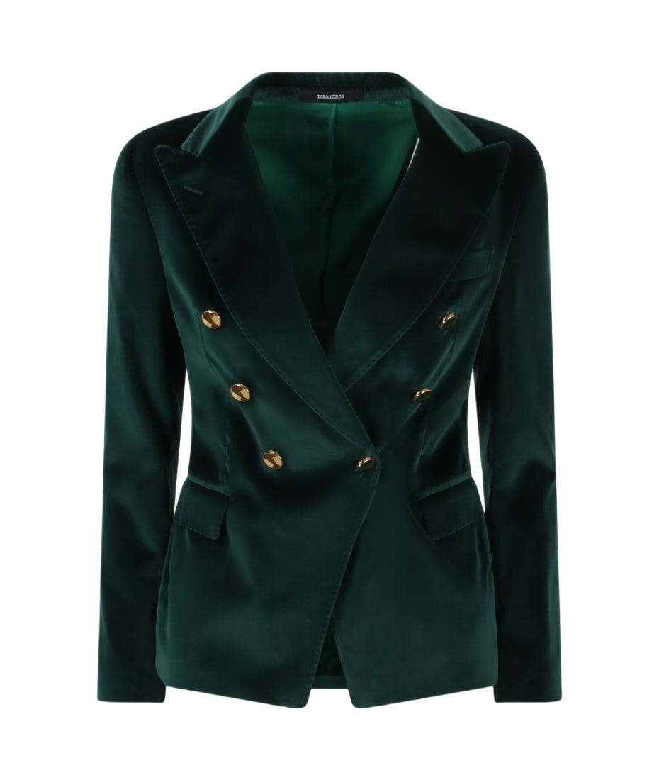 TAGLIATORE - Single-breasted Patch Blazer