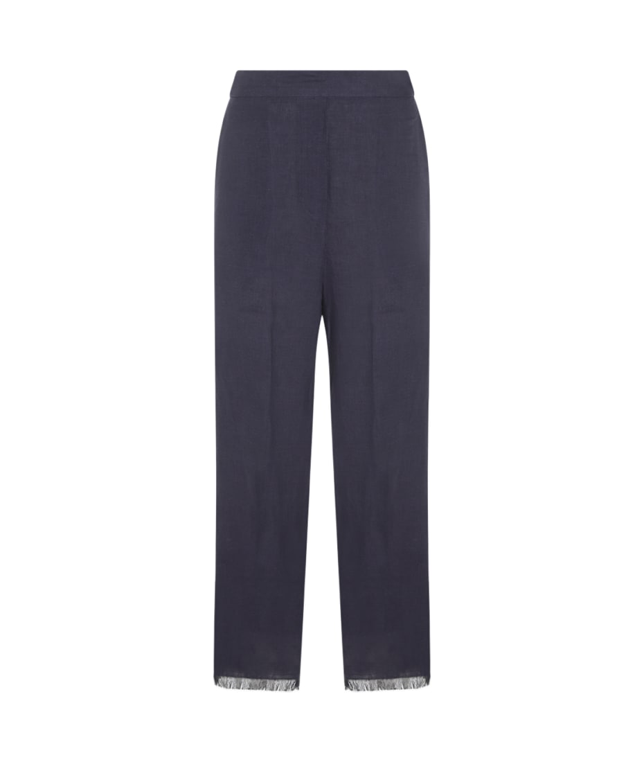 VIP【関税送料無料】希少 ANTONELLI FIRENZE BLUE LINEN PANTS Antonelli Blue Linen Pants | italist
