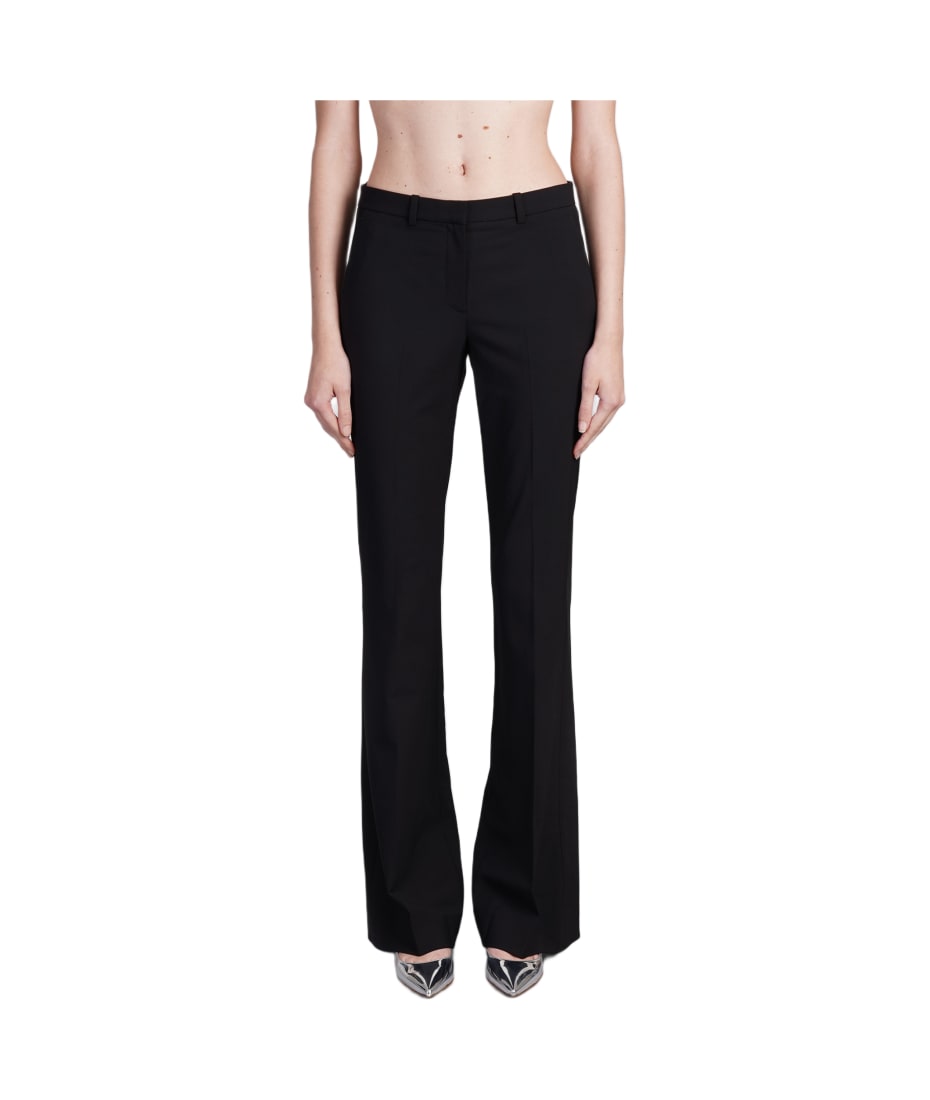 訳あり・アウトレット特集 Theory Pants In Black Wool | italist パンツ