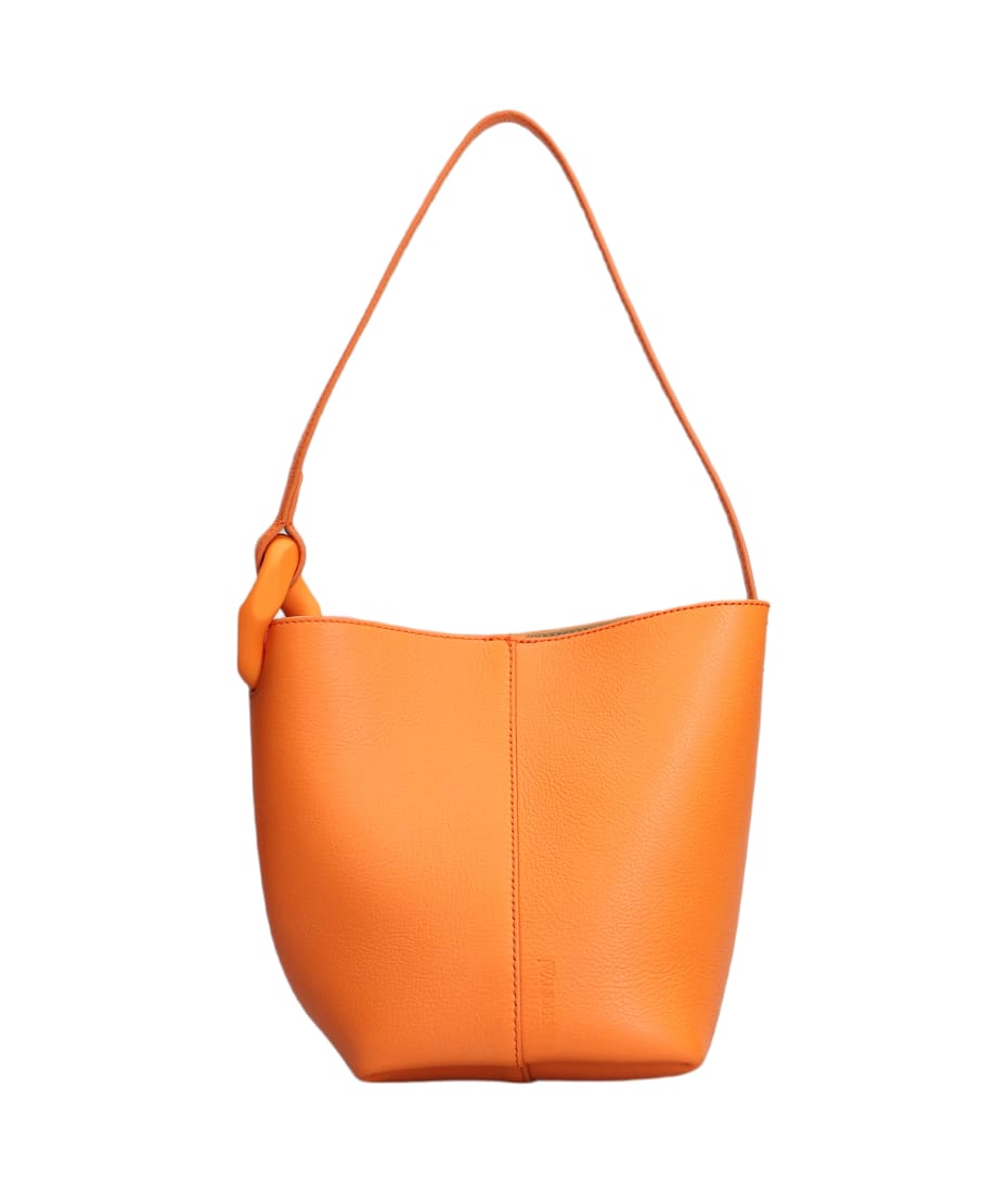 J.W. Anderson Corner Shoulder Bag In Orange Leather italist ALWAYS LIKE A SALE