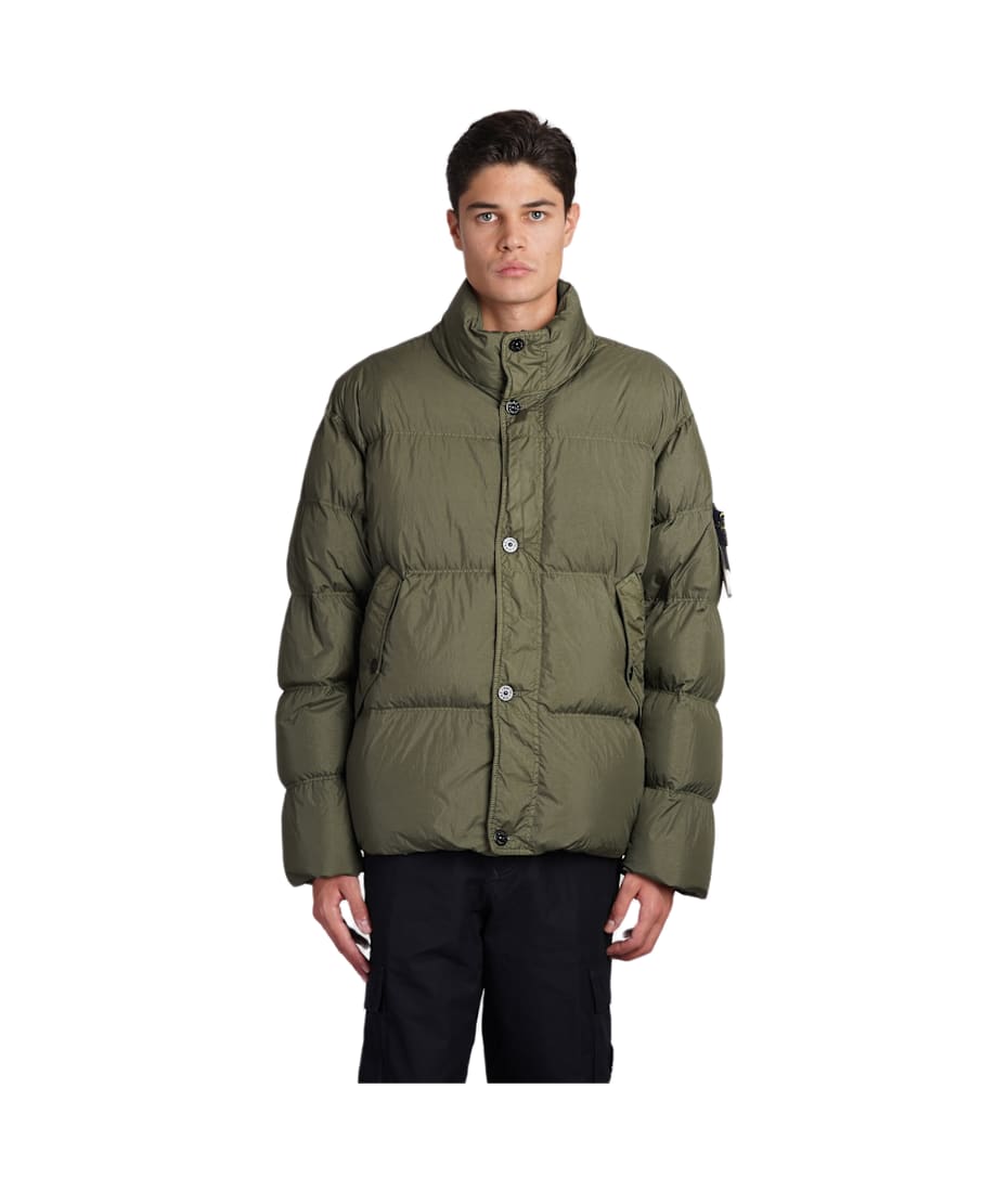 Puffer In Green Polyamide