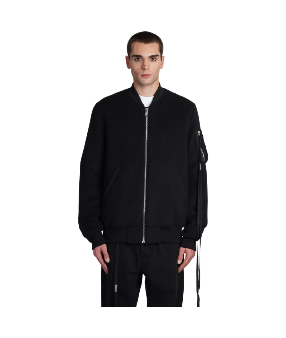 Ann demeulemeester bomber clearance