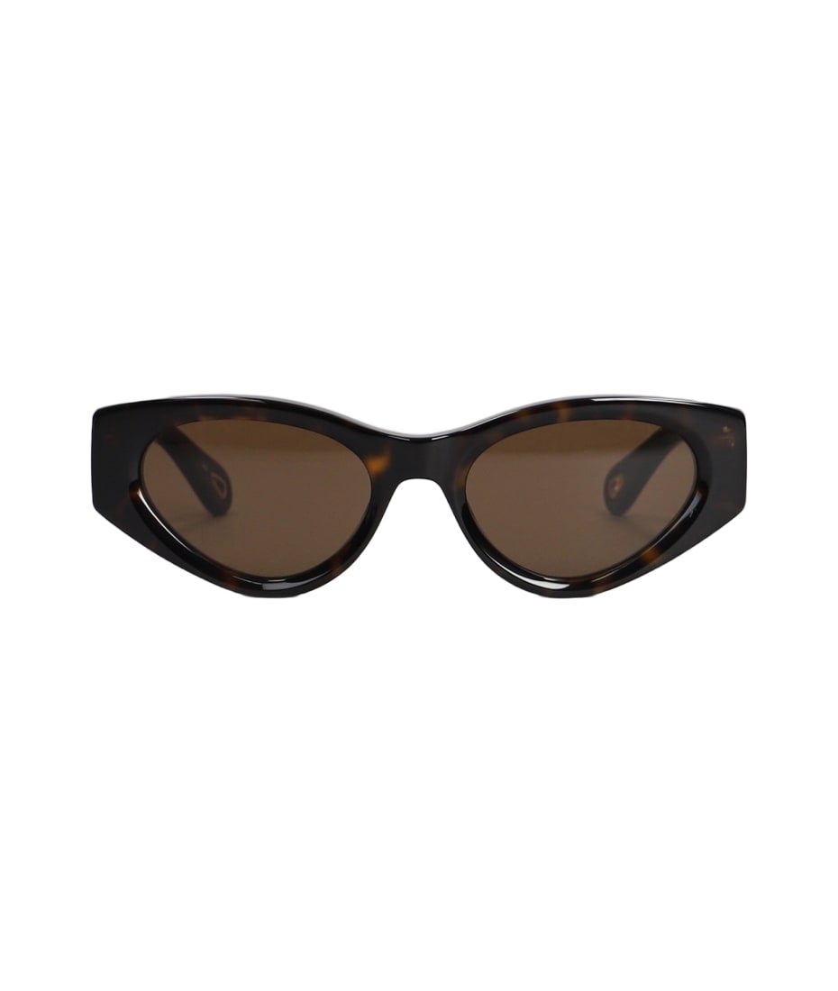 サングラス CHLOE Brown Acetate Sunglasses Chloé Sunglasses In Brown Acetate | italist