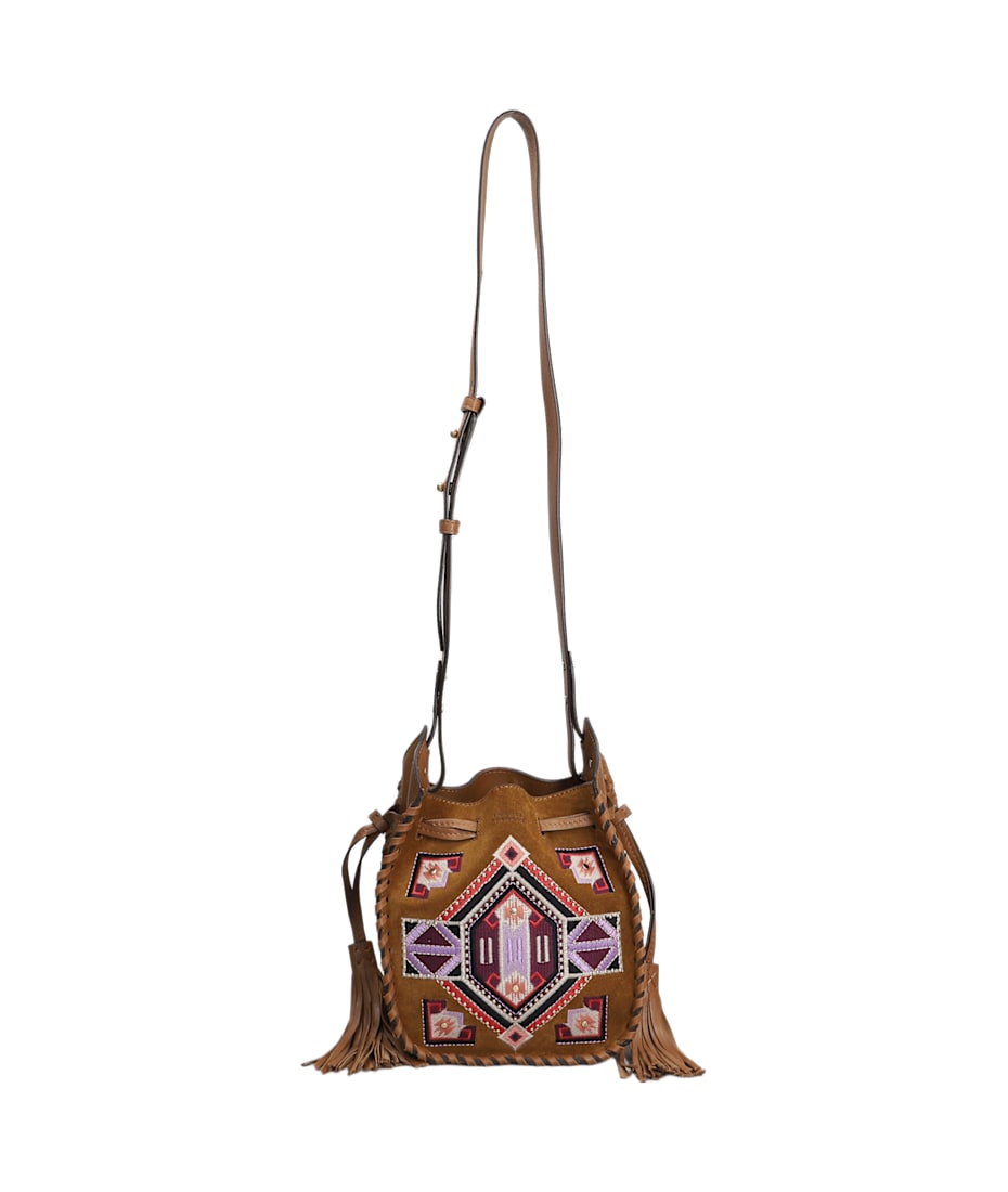 Isabel Marant Mini Silao Shoulder Bag In Leather Color Suede Isabel Marant Mini Silao Shoulder Bag In Leather Color Suede