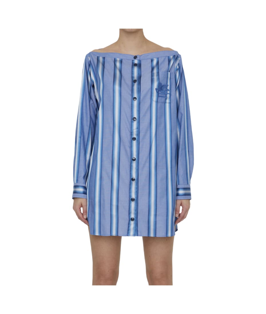 ワンピース Etro Striped Shirt Dress Etro Striped Shirt Dress | italist