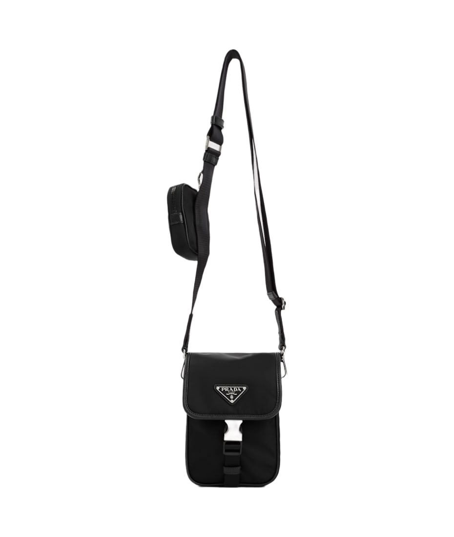 PRADA｜CROSSBAGS (1BC204 2CXF F0002) Prada Crossbody Bag With Pouch | italist