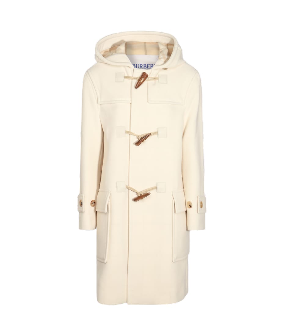 Burberry white wool coat shop