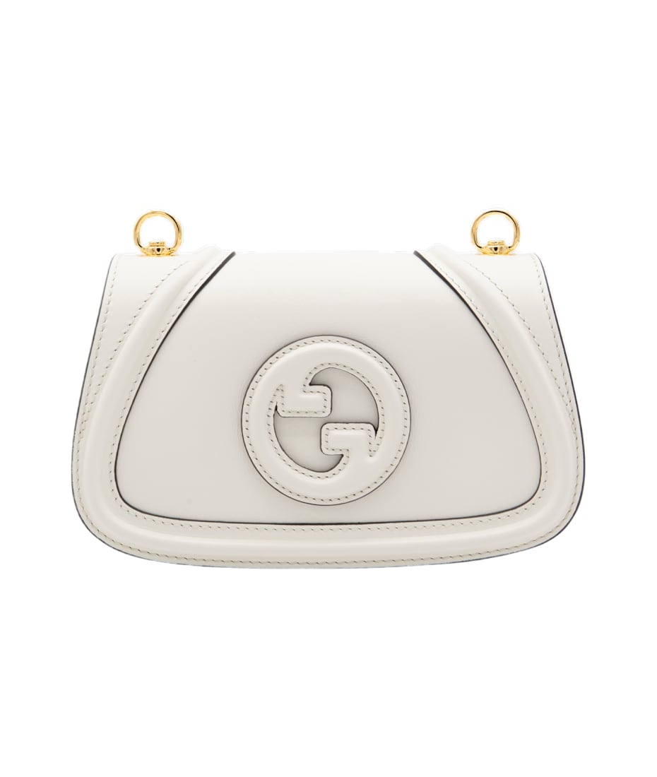 Gucci White Leather Blondie Shoulder Bag | italist
