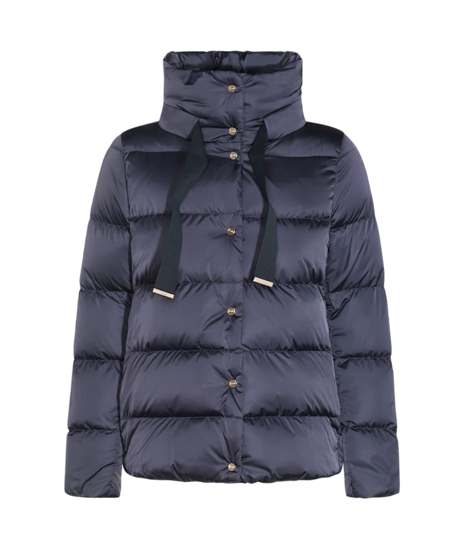Herno Navy Blue Down Jacket italist