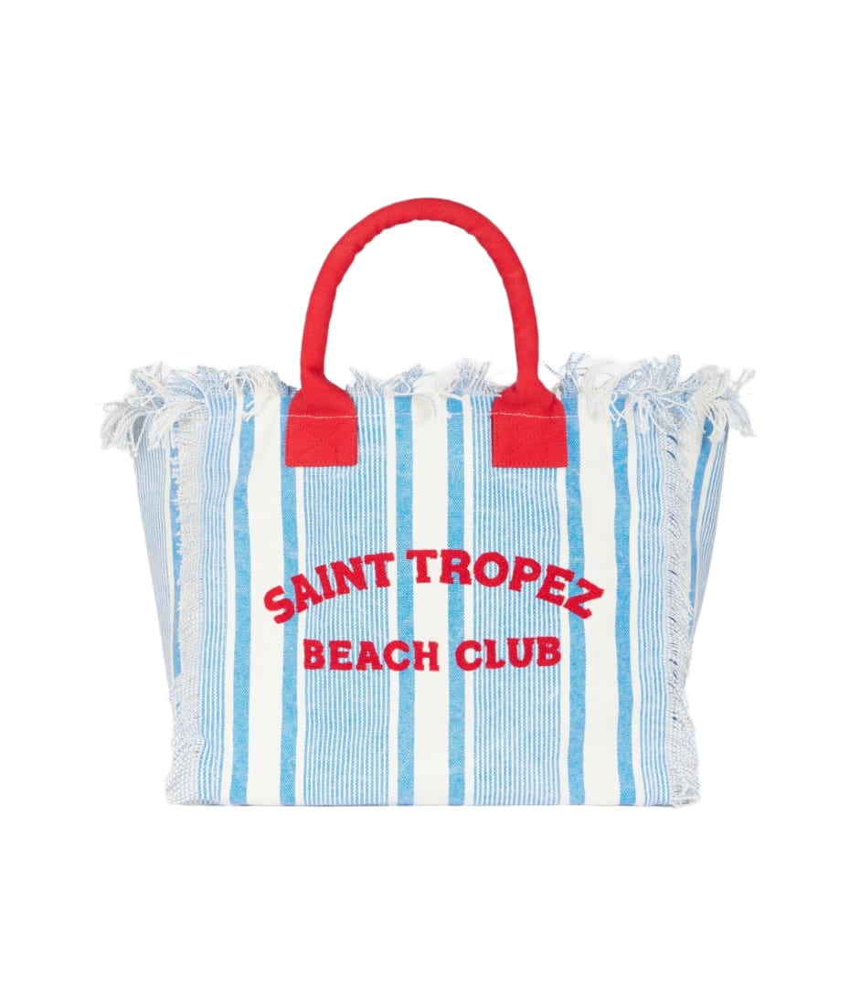 MC2 Saint Barth St. Tropez Beach Club Striped Cotton Canvas