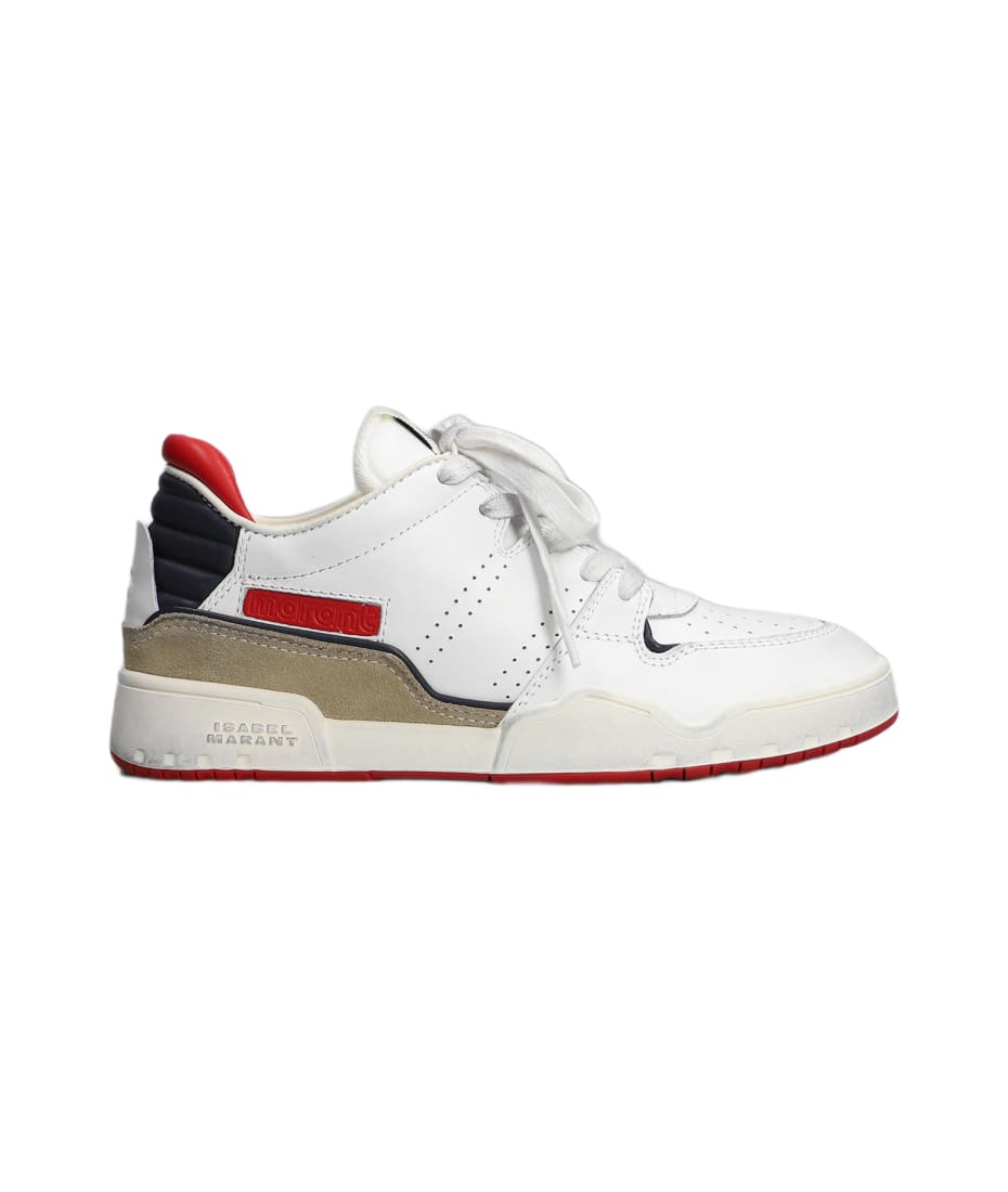 Isabel Marant Emree Sneakers In White Leather | italist