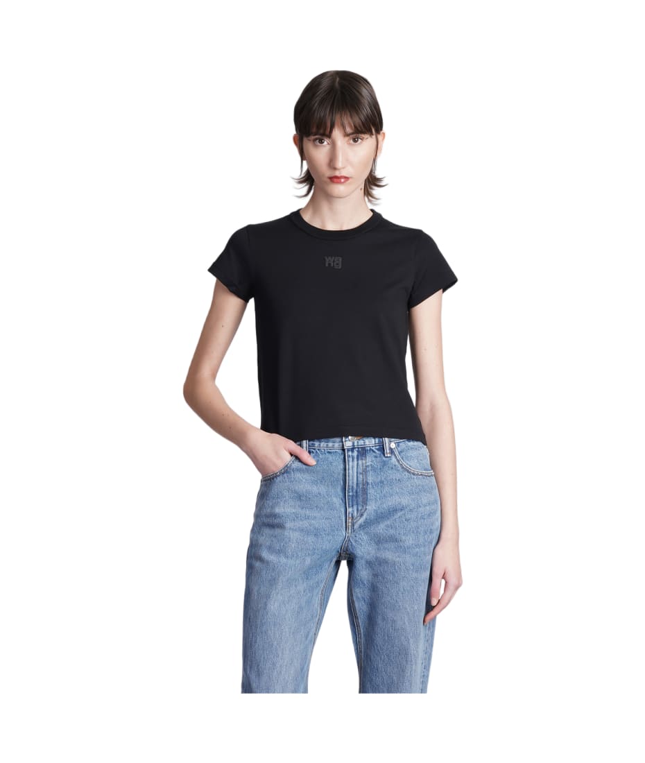 【関税&送料込】Alexanderwang.T Essential Shrunk T-Shirt Alexander Wang Essential Shrunk T-shirt | italist