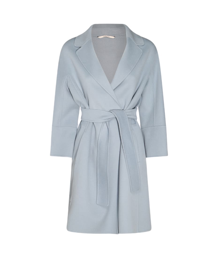 【送料&関税込】'S Max Mara Light Blue Wool Arona Coat S Max Mara Light Blue Wool Arona Coat | ModeSens