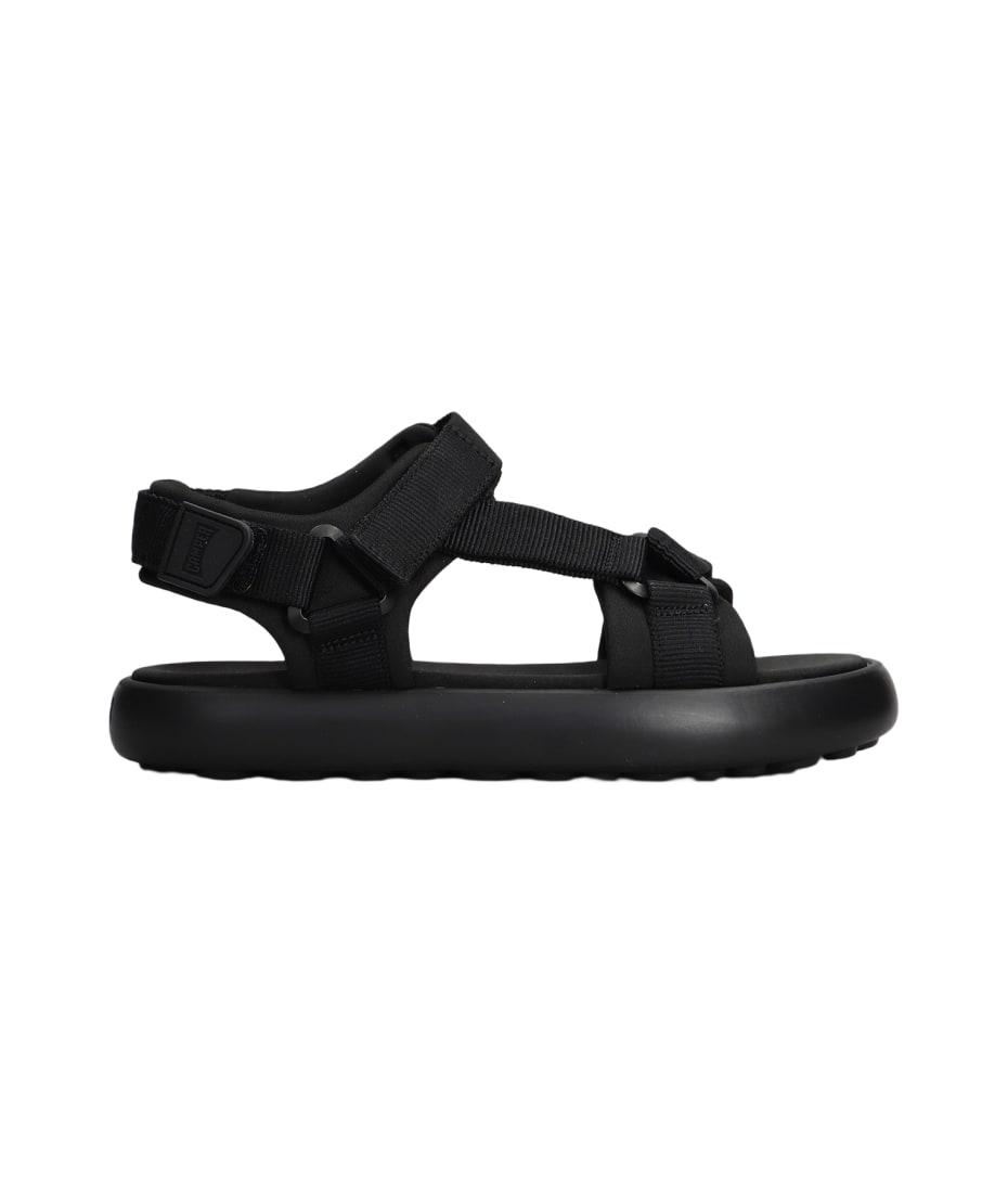 Camper Flota Flats In Black Fabric | italist